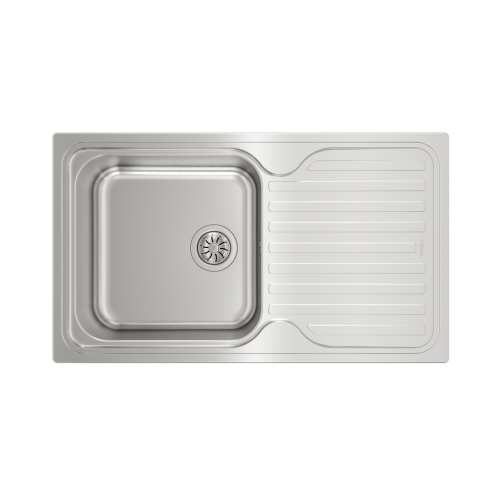 TEKA TOTAL Classic 1B 1D Inset Stainless Steel Sink with one bowl and one drainer