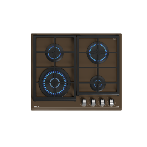 TEKA MAESTRO GZC 64320 LB Gas on Glass Hob with ExactFlame function in 60 cm of butane gas