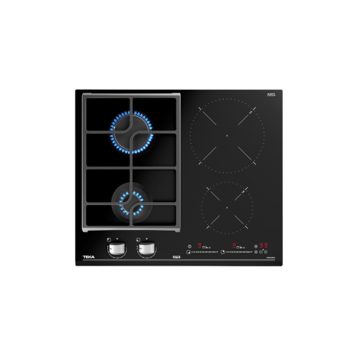 TEKA MAESTRO JZC 64322 ABB Gas on glass + Induction hob with Direct Functions and 4 cooking zones in 60cm of butane gas
