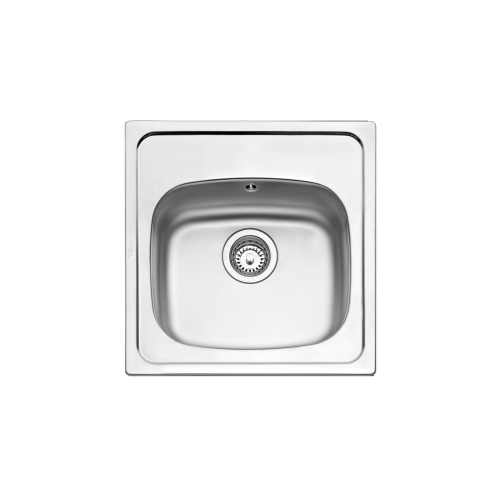 TEKA EASY Starbright 50 E-XN 1B Inset sink with matt finish in 50 cm 3½” waste hole