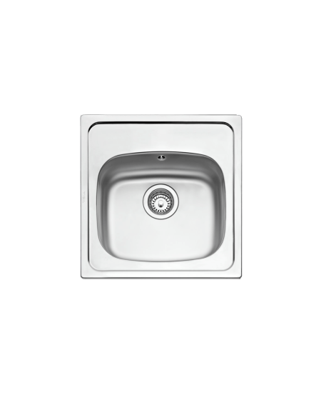 TEKA EASY Starbright 50 E-XN 1B Inset sink with matt finish in 50 cm