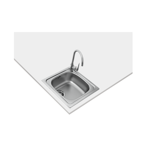 TEKA EASY Starbright 45 E-XN 1B Inset sink with matt finish in 45 cm