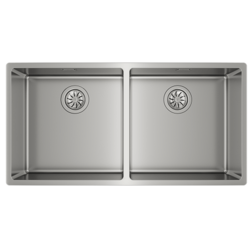 TEKA MAESTRO Be Linea RS15 2B 860 Undermount Stainless Steel Sink with two bowls