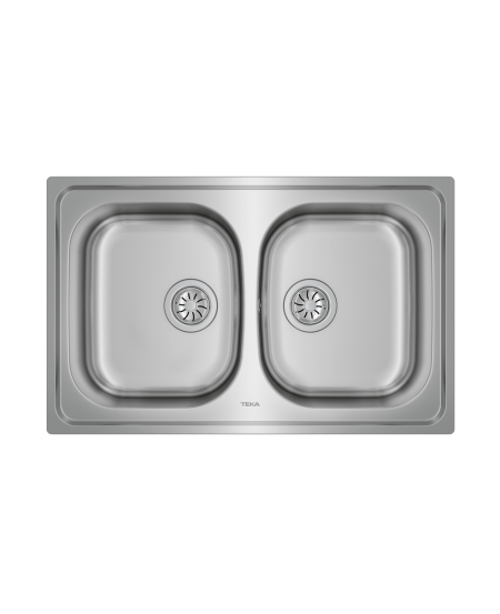 Teka TOTAL Universe 80 T-XP 2B Inset stainless steel sink waste and siphon in 80 cm