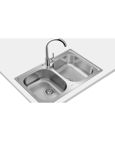 Teka TOTAL Universe 80 T-XP 2B Inset stainless steel sink in 80 cm