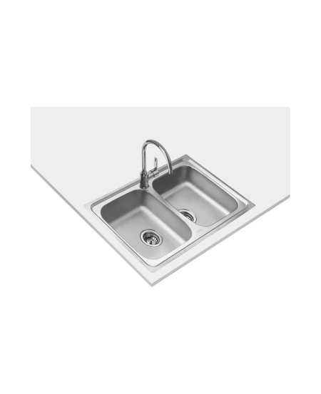 Teka EASY Starbright 80 E-XN 2B Inset reversible sink with matt finish in 80 c
