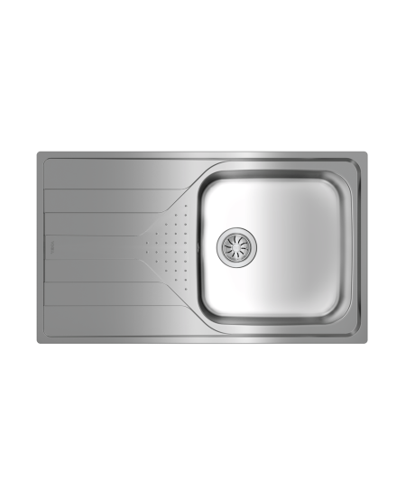 TEKA TOTAL Universe 50 T-XP 1B 1D PLUS Inset reversible stainless steel sink in 50 cm