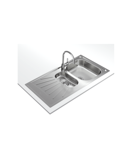 TEKA EASY Starbright 60 E-XN 1½B 1D Inset reversible sink with matt finish in 60 cm