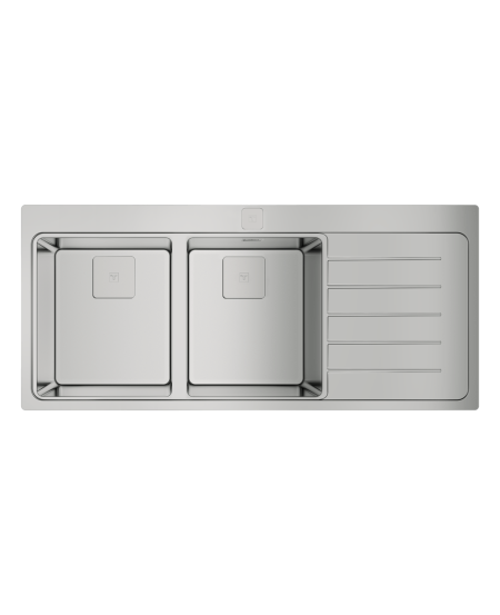 Teka MAESTRO Zenit RS15 2B 1D R AUTO Inset PureLine Stainless Steel Sink