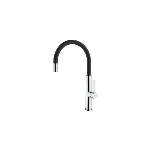 TEKA TOTAL FOT 995 Black Single Lever Kitchen Tap with aerator integrated in spout