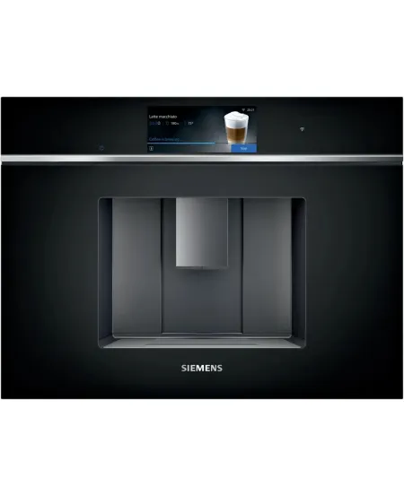 Siemens iQ700 Built-In Fully Automatic Coffee Machine black CT718L1B0