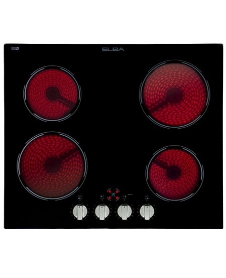ELBA 345-450 GL Electric Vitro Ceramic Glass Hob 60cm