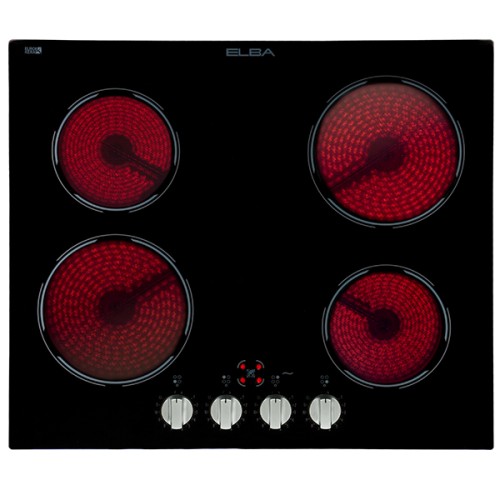 ELBA 345-450 GL Electric Vitro Ceramic Glass Hob 60cm
