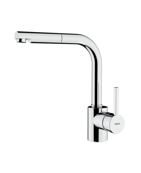 Teka 239381200 Chrome Single Lever Pull-Out Shower Tap