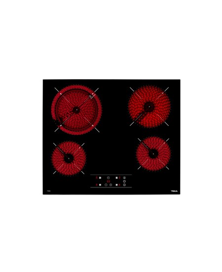 TEKA TOTAL TT 6420 60cm Vitroceramic Hob with 4 zones and Touch Control Slim metal frame