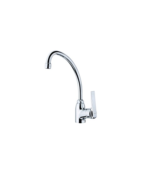 TEKA EASY IN 912 Single Lever Kitchen Tap with high spout and anti-scale areator