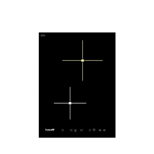 FOSTER Black Ceramic Domino Induction Cooker Hob