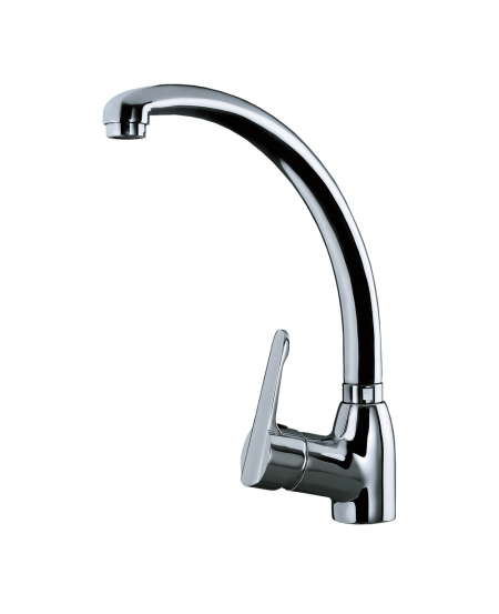 TEKA EASY MN Single Lever Kitchen Tap with high and swivel spout