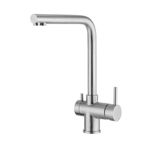FOSTER Gamma 3 Vie 3-Way Double Control Kitchen Mixer Tap with Swivel Spout