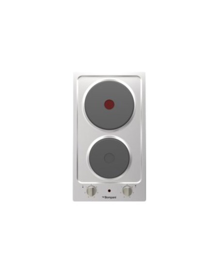 Bompani BO263EFE Electric Hobs 2 Hot Plate Stainless Steel 30cm