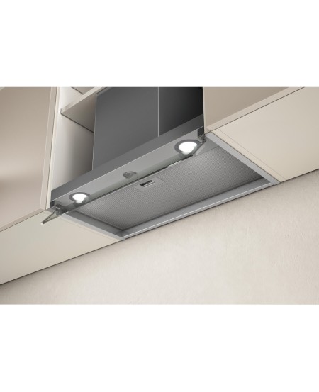 Elica Box In Built In Stainless Steel+White Glass Hood