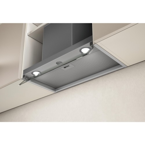 Elica Box In Built In Stainless Steel+White Glass Hood