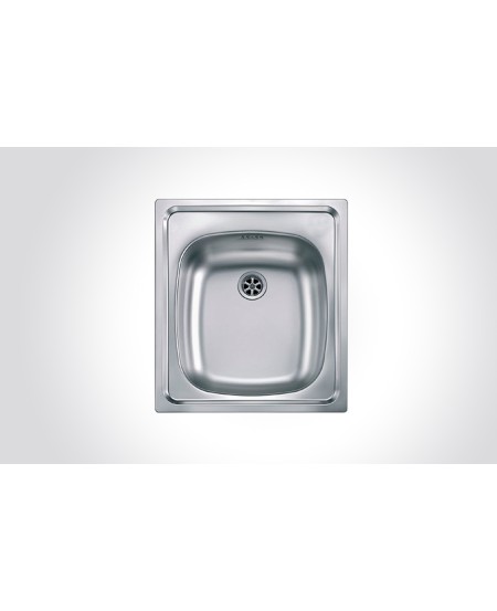 CM CINZIA Single Bowl Sink Satin Finish F2 44 X 50 cm