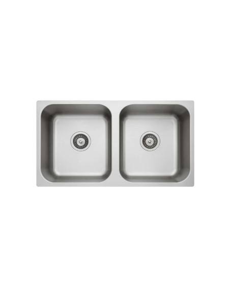 CM 7743D Double Bowl Stainless Steel Sink 77.5 x 43.5cm