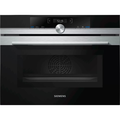 Siemens Built-In Compact Oven With Microwave Function 60cm Stainless Steel
