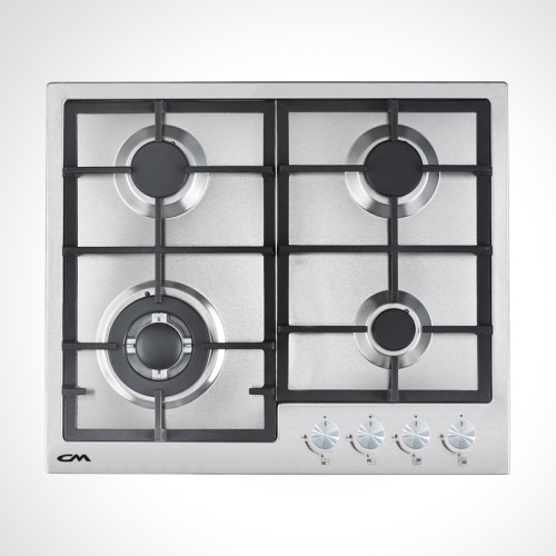 CM QUADRA 60 4G Stainless Steel Built-In Gas Hob 60cm