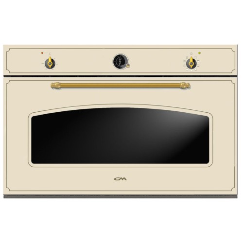 CM F9 XL COUNTRY IVORY – 90cm Built-In Electric Oven 120L