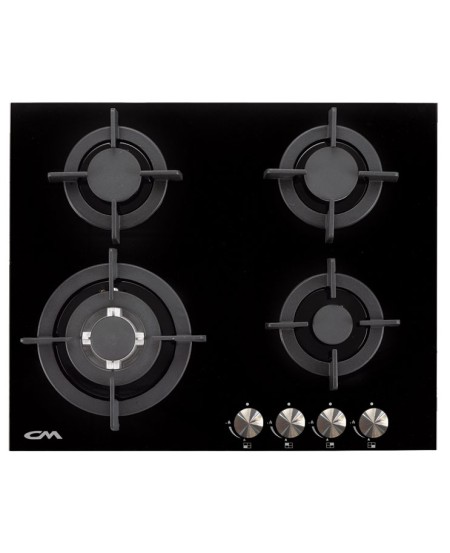 CM CRYSTAL 60 Glass On Hob Black 60cm