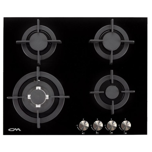 CM CRYSTAL 60 Glass On Hob Black 60cm