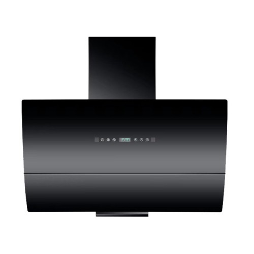 CM CURVE Wall-Mounted Matte Black Tempered Glass Hood 90cm