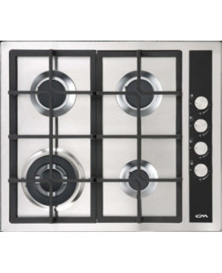 CM DELUX 60 Stainless Steel Built-In Gas Hob 60cm