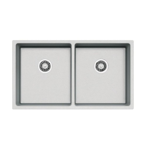 ELBA EUH390-2B Double Bowl Stainless Steel Sink – 86x44cm