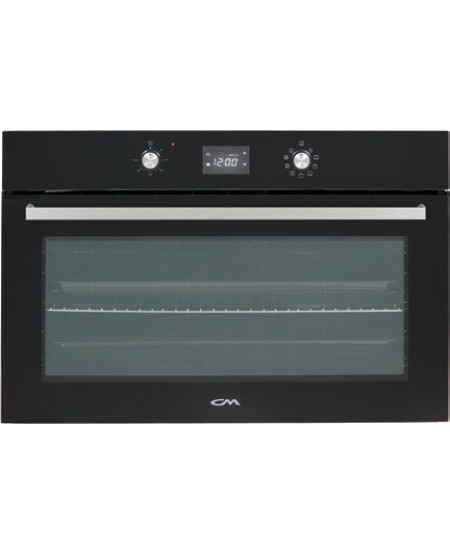 CM ELEGANT Built-In Multifunction Gas Black Oven 90cm