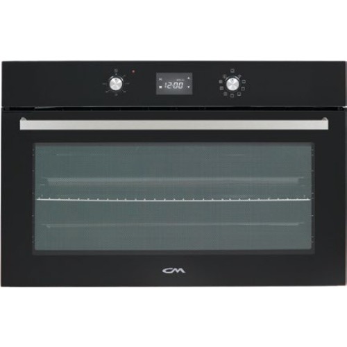 CM ELEGANT Built-In Multifunction Gas Black Oven 90cm