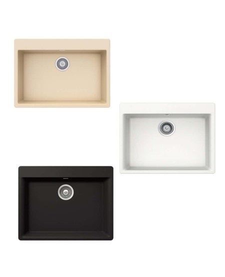 ELITE CS590525 Single Bowl Granite Sink 59X52.5 cm – Colors Available