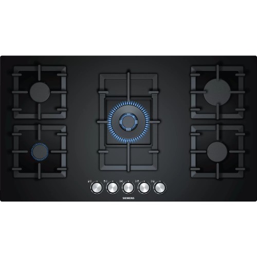 Siemens Built-In 90cm Gas Hob Black 5 Burner
