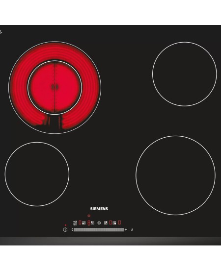 Siemens Built-In U-Facette 60Cm Ceramic Electric Hob Black