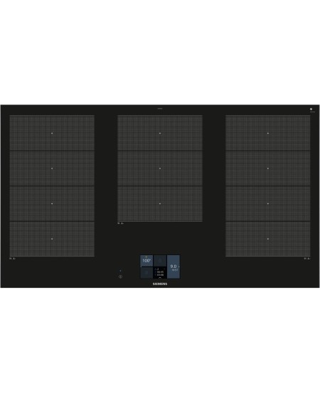 Siemens 90cm Induction Hob with Remote Monitoring and Control Black