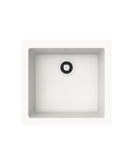 Elite CS4548 Single Bowl Off White Granite Sink 45x48cm