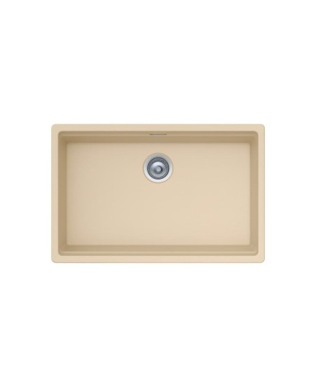 Elite CS7645 Single Bowl Beige Granite Sink 76x45cm