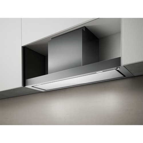 Elica Filo Built-In Stainless Steel White Glass Hoods