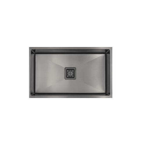 CM 7744B Single Bowl Black 770 X 440 cm Stainless Steel Sink