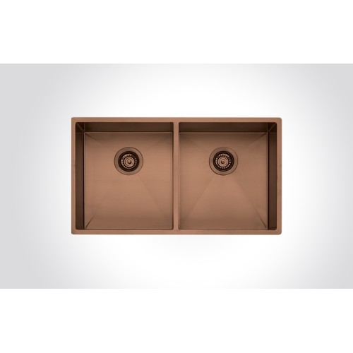 CM ELITE HMD7744C Double Bowl Copper 770 X 440 cm Stainless Steel Sink