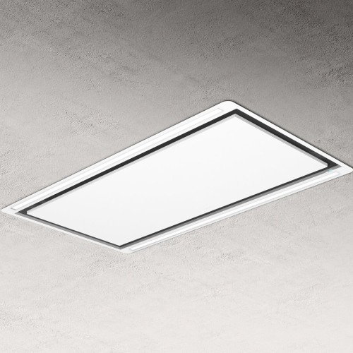 Elica Hilight White Ceiling Mount Cooker Hood 100cm