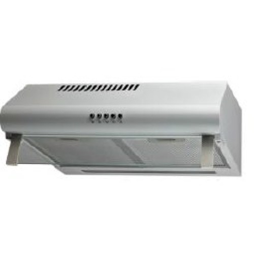 CM C3 PUSH BUTTON Undercabinet White Aluminium Panel Hood 60cm