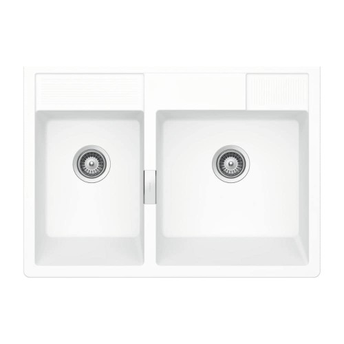 Schock Kallio M-175 Day White – Double Bowl Granite Sink